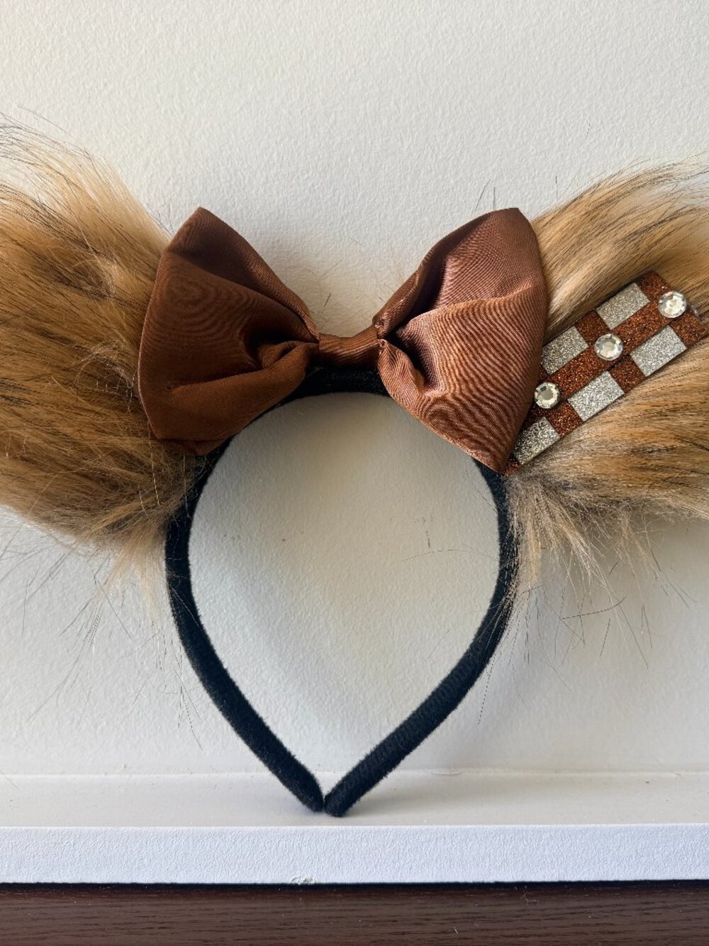 Disney ears STAR WARS CHEWBACCA Hat Headband CHEWY Fur Ears WOOKIE